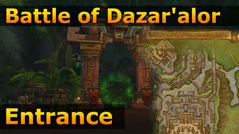 Raid Entrances of Battle for Azeroth .